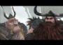 Hicks Vater "der Stoische" (rechts) ist Anf�hrer des Wikingerclans.
